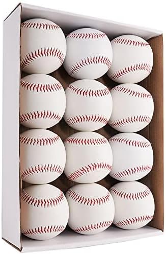 Official Size Practice Training Baseballs 12 Balls